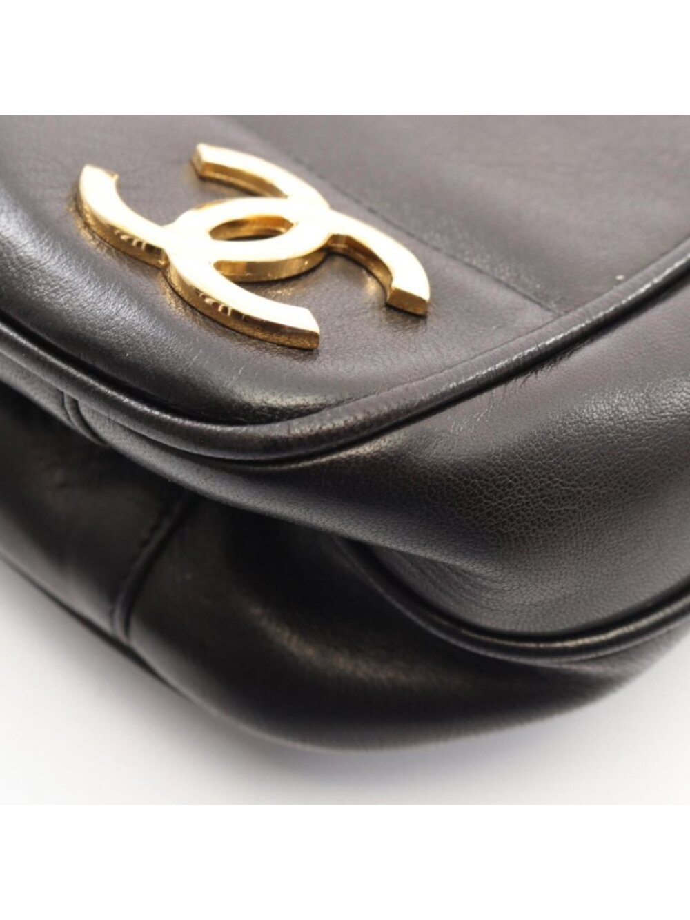 Chanel Tote Triple CC Logo Black Lambskin Coco - Picture 7 of 9